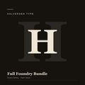 Halversen Type Full Foundry Bundle cover